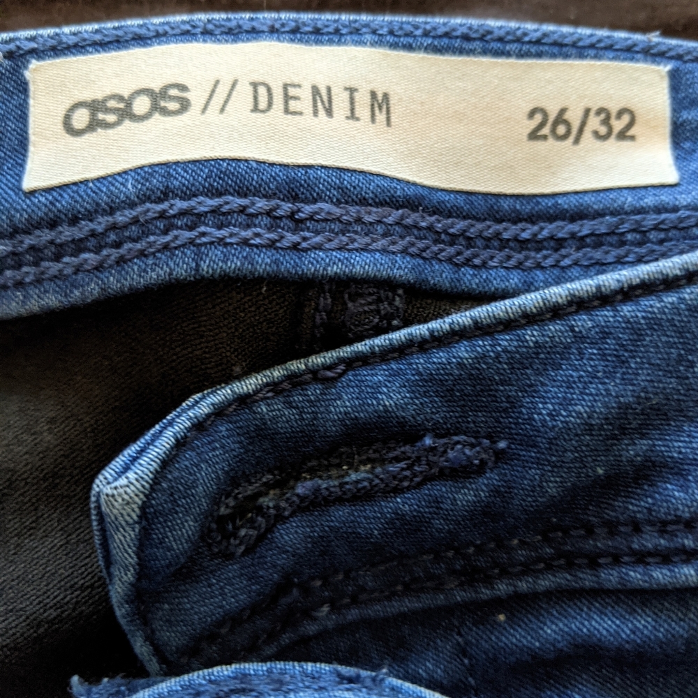 Blue ASOS Jeans - Picture 3 of 3
